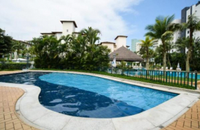 Riviera São Lourenço, cond Acqua! 30 seg da praia - lindo apto com wifi e ar condicionado